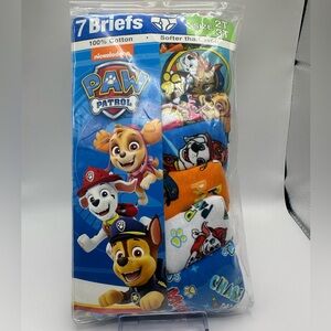 NWT Handcraft Nickelodeon Paw Patrol 7-Pack Boys' Briefs Size 2T 3T